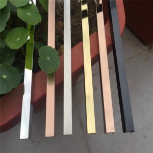 Ceramic decoration edging stainless steel profiles tile trim border