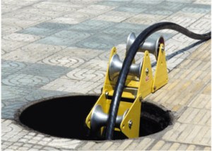 Manhole Triple Roller