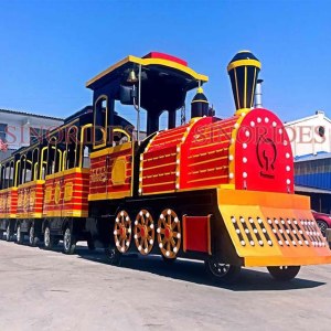 Amusement Park Ride Children Equipment Kids Electric Mini Tourist Train Kiddie Trackles...