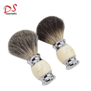 Brosse de rasage de cheveux pur de blaireau pour l'homme avec le fabricant de brosse de rasage de...