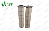 Custom Three - Ear Flanges Industrial Dust Filter Cartridge