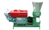 Flat Die Pellet Mill with Diesel Engine