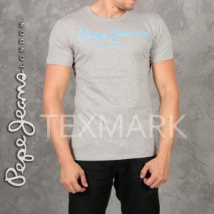 FOURNISSEUR DE LOT 7 TEE SHIRTS PEPE JEANS PM501524 GRIS