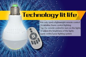 The wireless remote control LED lamps