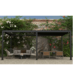 MIRADOR 111S 10'x20' CHARCOAL PERGOLA