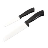 2 Piece Ceramic Santoku Knife Set