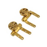 Gold Finished Zinc Alloy Soft Close Toilet Seat Hinges YMHZ-2001