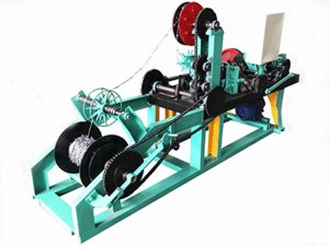 Super wire barbed wire making machine