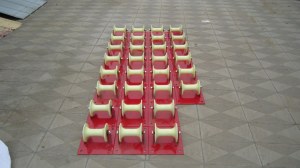 Aluminium cable roller