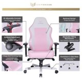 VICTORAGE Premium PU Leather Computer Gaming Chair Home Chair (Pink)