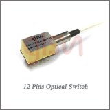 12 Pins Mini single-ended Fiber Optic Switch for Metropolitan Area Network