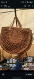 Sac raphia crochet