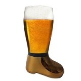 BARRAID Boot Glass Tumbler/Mug (750 ml, Golden Electroplated)