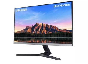 Samsung LCD U28R554UQU (28) gris bleu foncé 4K Alimentation externe LU28R554UQRXZG