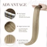 Virgin Tape in Hair Extensions