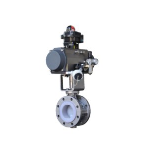 Fluorine Lined Butterfly Valve