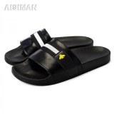 Hot sale PU leather plain slide sandal