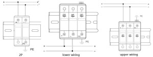 Din-rail DC Power SPD For PV Solar Power System