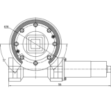 VE7 Vertically-Mounted Slewing Drive