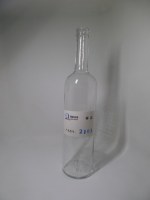 750ml liquor glass bottle