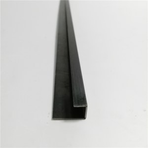 China suppliers black titanium curved metal tile trim decorative metal trim strip