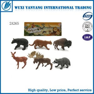 9-11cm wild animals model toys 6 pcs