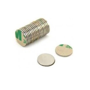 Round Neodymium Disc Magnets With Adhesive Backing