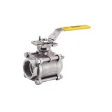 GKV-132 Ball Valve, 3 Piece, Threaded Connection, Full Port