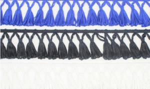 Blue Tassel Trim