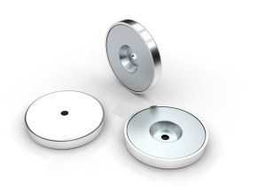 NdFeB Flat Pot Magnet With Stainless Steel Cover