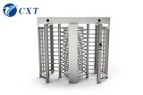 Stainless Steel Full Height Turnstile Double Doors