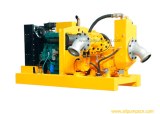 DRY PRIME DEWATERING TRASH PUMP WITH VACUUM-ASSISTED SELF-PRIMING