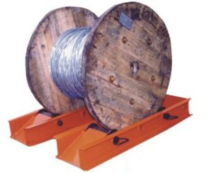 Export standard cable drum jack cable drum roller