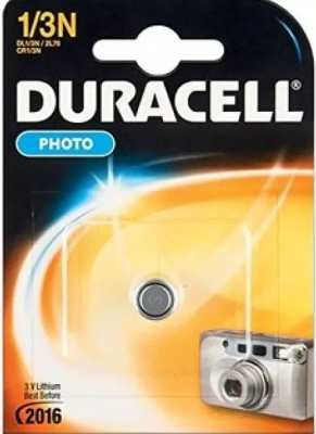 Duracell Batterie Lithium Knopfzelle CR1/3N 3V Photo Retail (1-Pack) 003323