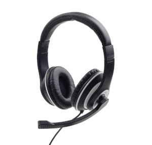 Gembird Casque audio avec controle du volume - MHS-03-BKWT