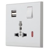 Futina Big Rocker Switches And Sockets UK N21 Series