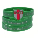 Armor of God Silicone Bracelets Wristband Wholesale