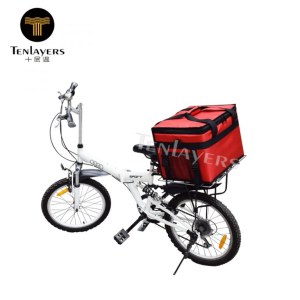 Bike thermal insulation food delivery meal prep cooler bag