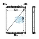 HIGH PERFORMANCE TRUCK RADIATOR FOR MERCEDES-BENZ ACTROS 18T (96-) OEM: 9425001203...