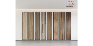 W2S Wall Mounted Tile Display Panels For Wood Flooring