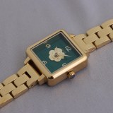 WOMEN'S AUTOMATIC NATURAL SHELL CALENDAR WATCH