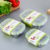 Stainless Steel Liner Lunch Box Food Container Bento