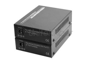 1 Pair 10/100M Media Converter Fiber to RJ45 Media Converter Single Mode 20km