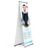 Double Sided L Banner Stand