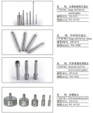 Diamond core drill bits for stone drilling