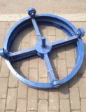 Horizontal cable drum jack Suitable for broken and damaged cable rollers