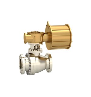 China Pneumatic Actuated Ball Valve