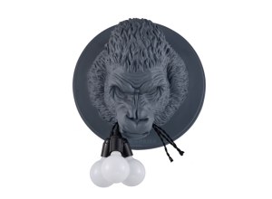 Wall Mounted Gorilla Head Light