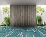 Green Loop Contemporary Hotel Carpet