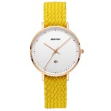 FEATURES OF PW794 ROSE GOLD WOMEN'S WATCH WITH YELLOW STRAP